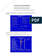 Pasos para Formatear e Instalar Windows 7