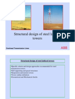 Structural Design of Steel Latticed Towers