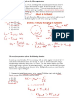 Draw A Picture!: You May Treat The Child As A Point Particle