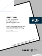 Emotion: A Unit Lesson Plan For High School Psychology Teachers