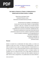 Del Saber Al Poder en La Terapia. La Narración de Un Sobreviviente de Intento de Suicidio y Su Mama