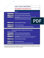 VC Method Valuation Template