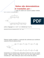 Autómatos Finitos Com Transições Epsilon