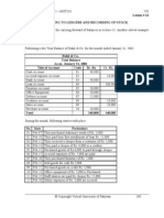 Lesson # 14 Posting To Ledgers and Recording of Stock