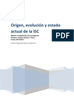 Origen, Evolucion y Estado Actual de Ing. Sistemas Computacionales