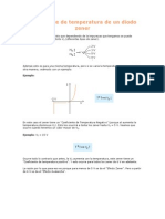 Coeficiente de Temperatura de Un Diodo Zener