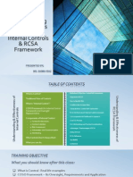 Internal Control and RCSA Programm