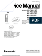 Panasonic Kx-tg6411 (ET) Service Manual