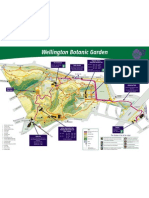 Botanic Garden Map, Wellington New Zealand