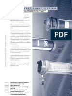 Emergency Light Fitting Data Sheet