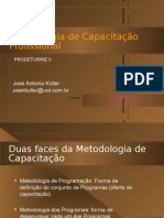 Metodologia de Capacitação Profissional - Missão de Arranque