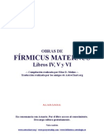 Firmicus - Maternus Mathesis 4 6