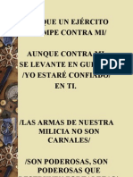 Aunque Un Ejercito, Acampe Contra Mi