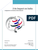 WTO and Its Impact On India