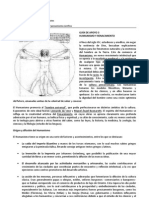 Guía Apoyo. El Humanismo