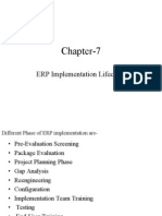 Chapter-7: ERP Implementation Lifecycle