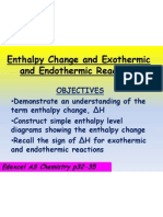 5 3 Enthalpy Change and Exothermic and Endothermic Reactions