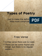 Types of Poetry