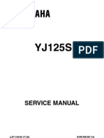 Yamaha Vino 125 YJ125 YJ125S Workshop Manual 2003-2010 PDF