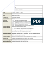 Subject Class Date/ Day Enrollment Time Theme Topic Focused Skills Integrated Skills Curriculum Specifications