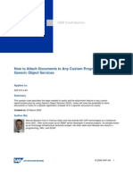 How To Attach Documents To Any Custom Program Using Generic Object Services