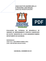 Informe Final Economia San Miguel 2011