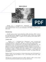 Hepatitis E: Pathophysiology