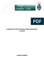 Guidelines For The Sustainable Urban Development of Venice