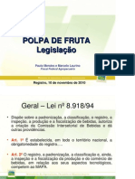 Legislação-Polpa de Fruta