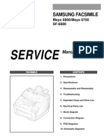 Samsung sf6800 Service Manual