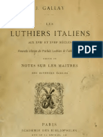 Les Luthiers Italien, Nouvelle Edition Du Parfait Lutie