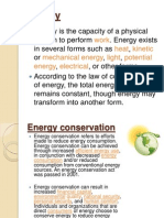 Energy: Work Heat Kinetic Mechanical Energy Light Potential Energy Electrical