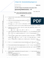 Engg Mathematics - 4 Dec 2012 NEW