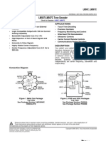 LM567/LM567C Tone Decoder: Features Applications