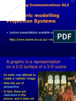 Geometric Modelling Projection Systems: Engineering Communications GL2