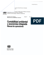 Contabilidad Ambiental y Economica Integrada - Manual de Operaciones ONU - PNUMA