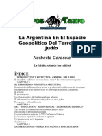 Ceresole Norberto - La Argentina en El Espacio Geopolitico Del Terrorismo Judio