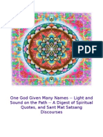 One God Given Many Names - Light and Sound On The Path - Sant Mat Newsletter