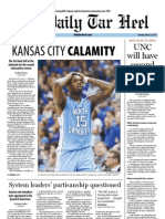 The Daily Tar Heel For March 25, 2013