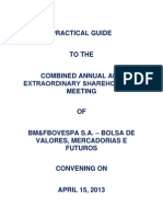 Annual Shareholders' Meeting - 04.15.2013 - Practical Guide