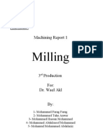 Report 2 - Milling