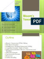 Bloom's Taxonomy of Cognitive Levels