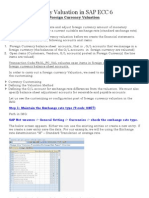 Foreign Currency Valuation in SAP ECC 6