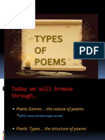 Slides On Types of Poems and Poetic Devices