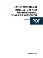 Latest Findings in Intellectual and Developmental Disabilities Research