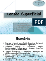 Tensão Superficial Final