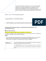 Postgraduate Research Sector: Temporary Visa (Subclass 574) - Assessment Level 1 Who Is This Visa For?