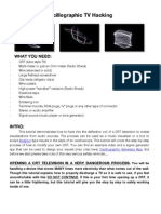 Oscillographic TV Hacking Tutorial