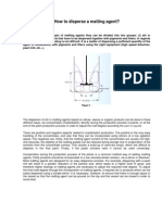 How To Disperse A Matting Agent