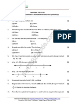 09 Mathematics Euclids Geometry Test 01